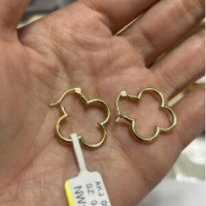 [EARRING] K18YG Gold Earrings - 1.13gms - AKJ 0253 | EJJC1150