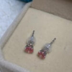 [EARRING] Pink Stud, K18WG 0.90gms, 1.00CT - 2011-EC-PINK(1.00ct) | ELGS0088